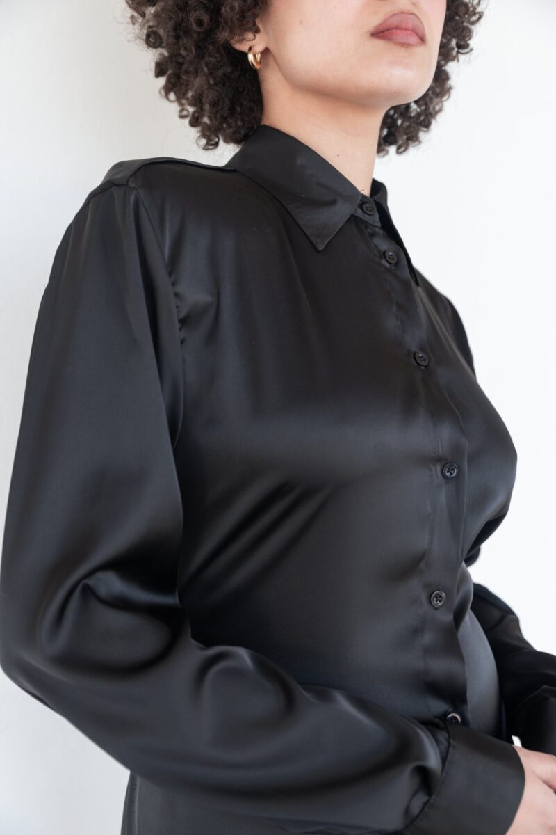 SATIN MAXI DRESS - Image 5