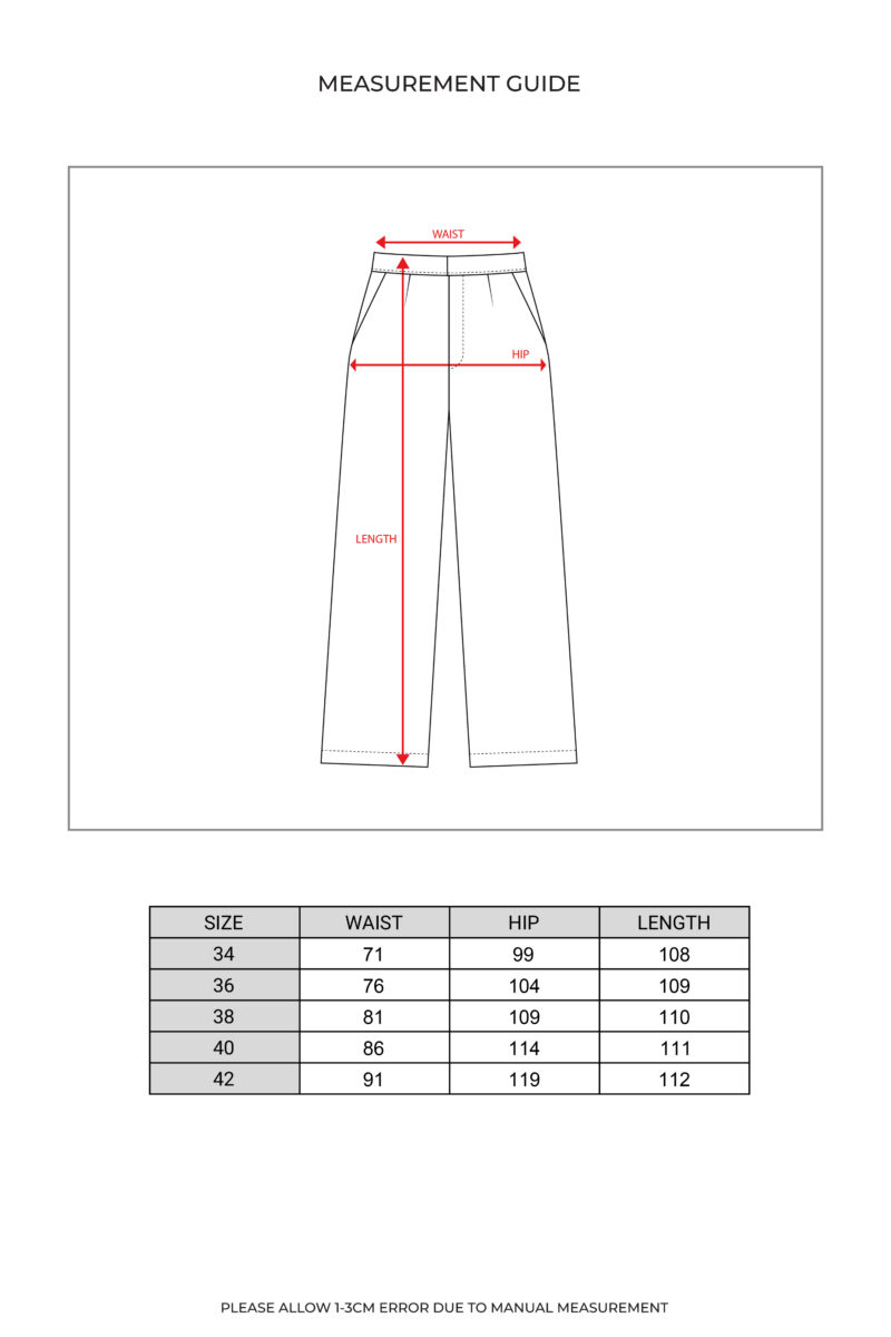 CROSS TUCK PANTS - Image 7